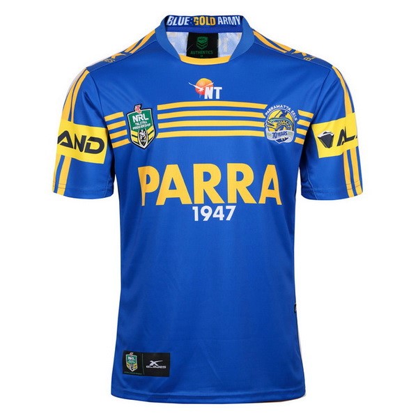 Tailandia Camiseta Parramatta Eels 1ª Kit 2017 2018 Azul